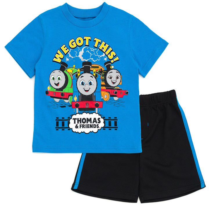 Thomas & Friends T-Shirt and Basketball Shorts Mesh Outfit Set