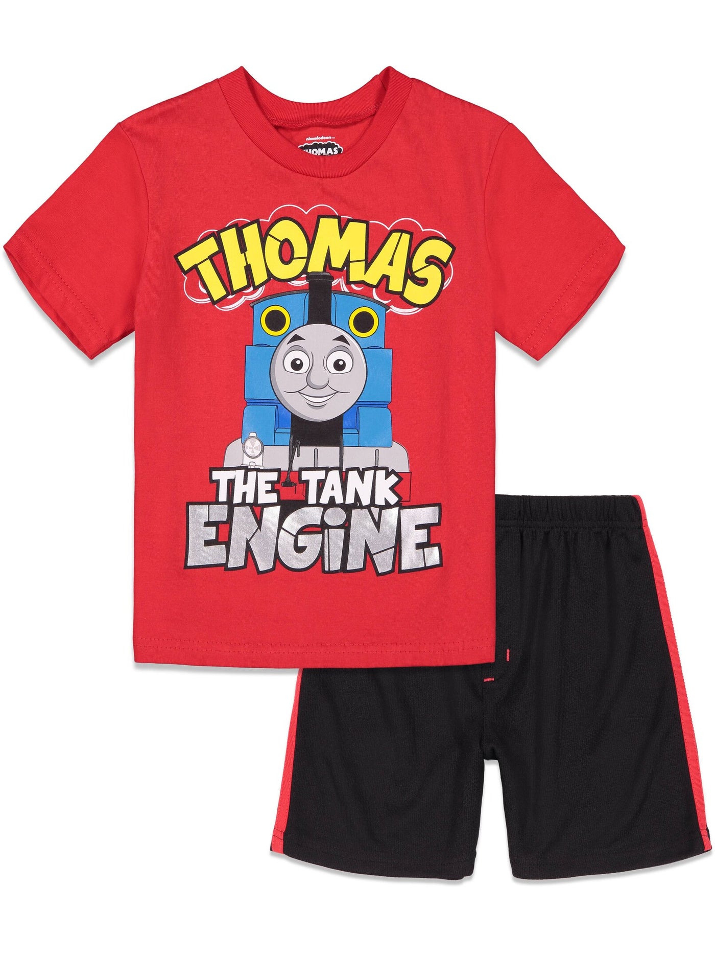 Conjunto de camiseta y pantalones cortos de malla de Thomas &amp; Friends