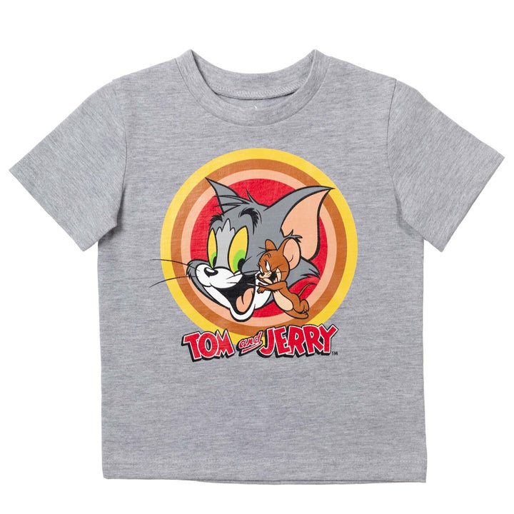 Tom and Jerry Graphic T-Shirt & Shorts Set