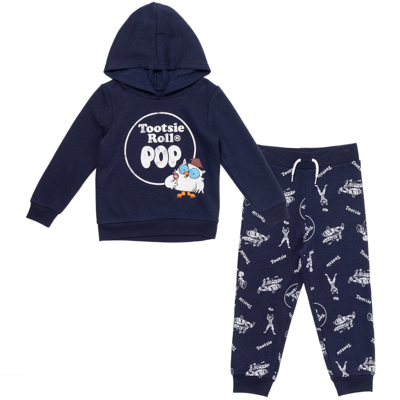 Tootsie Roll Fleece Pullover Hoodie and Jogger Pants Set