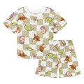 Toy Story Waffle Knit Drop Shoulder T-Shirt and Shorts Outfit Set
