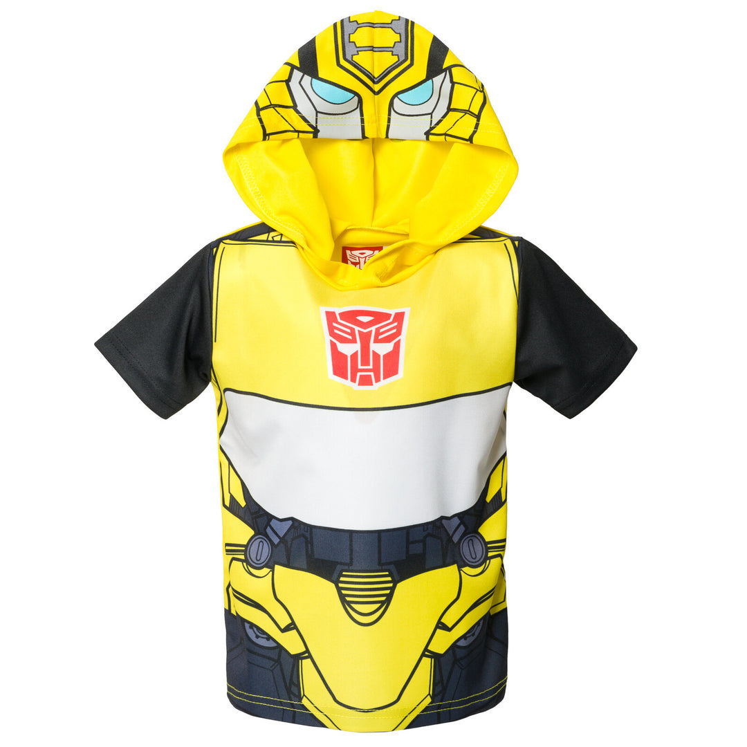 Transformers Bumblebee Athletic Pullover T-Shirt Mesh Shorts Outfit Set