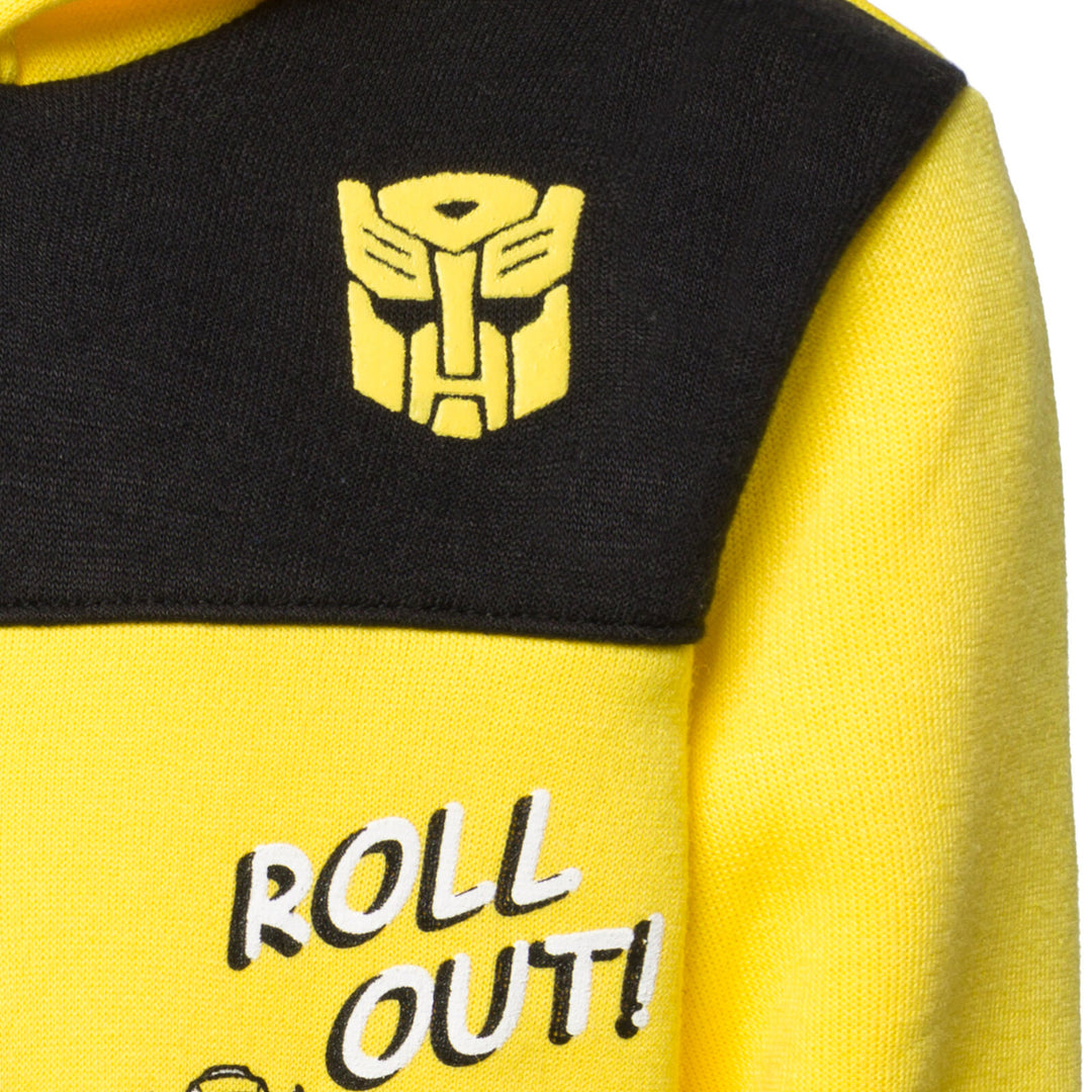 Transformers Bumblebee Fleece Half Zip Hoodie