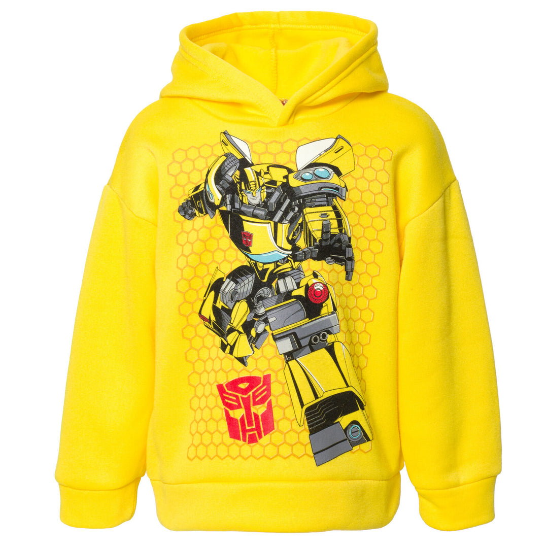 Transformers Bumblebee Fleece Pullover Hoodie and Pants Outfit Set