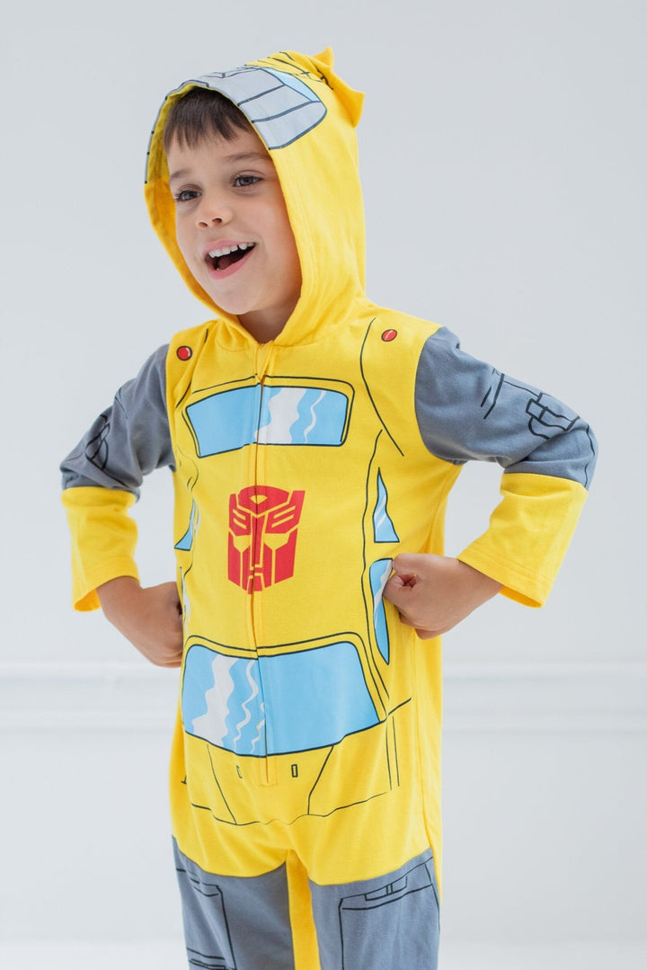 Transformers Bumblebee Zip Up Costume Coverall - imagikids