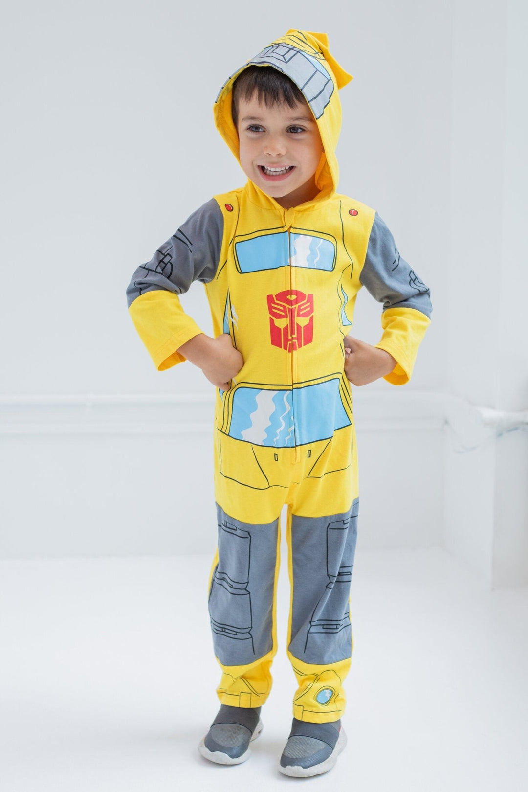 Transformers Bumblebee Zip Up Costume Coverall - imagikids