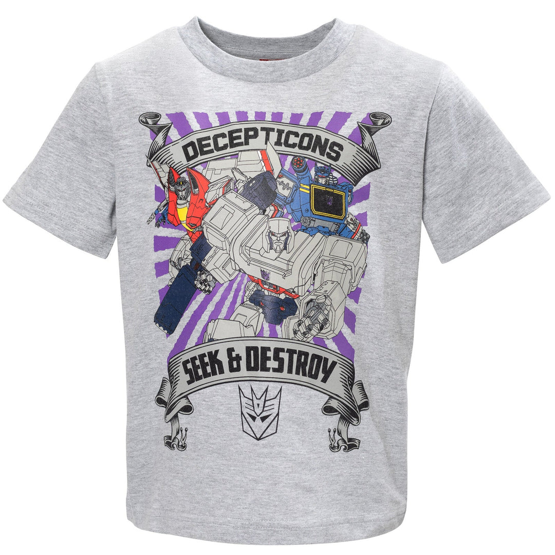 Transformers Megatron 3 Pack Athletic Pullover T-Shirts - imagikids