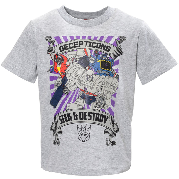 Transformers Megatron 3 Pack Athletic Pullover T-Shirts - imagikids