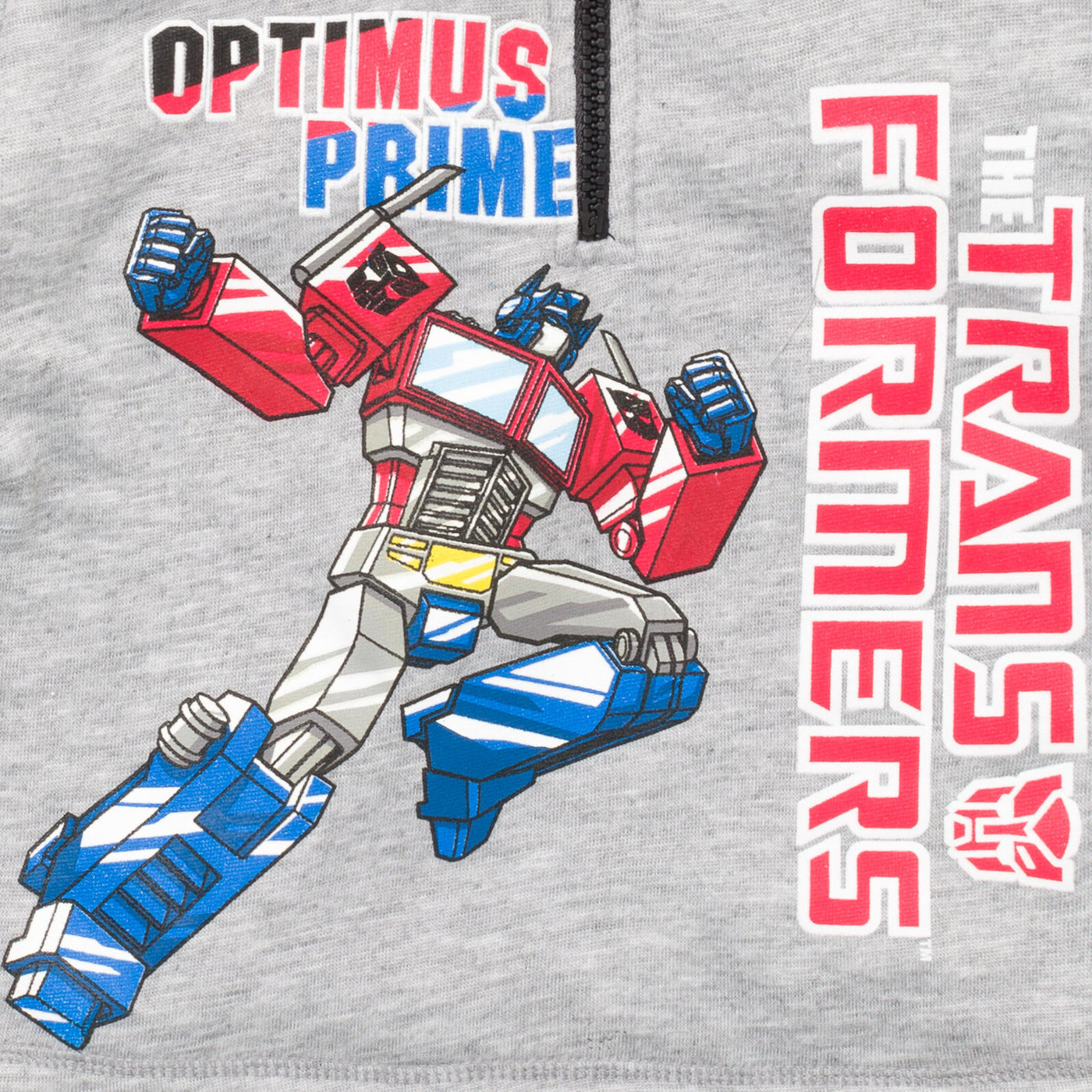 Transformers Optimus Prime Fleece Half Zip Hoodie