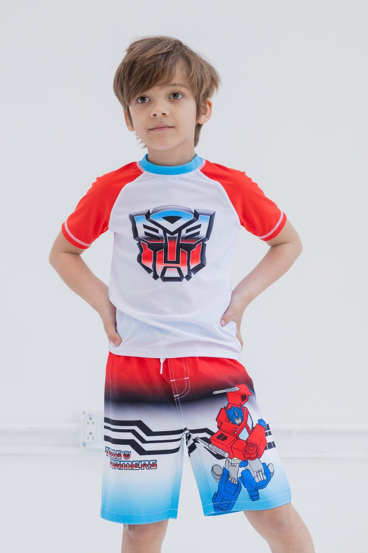 Transformers Optimus Prime Swim Trunks Bathing Suit - imagikids