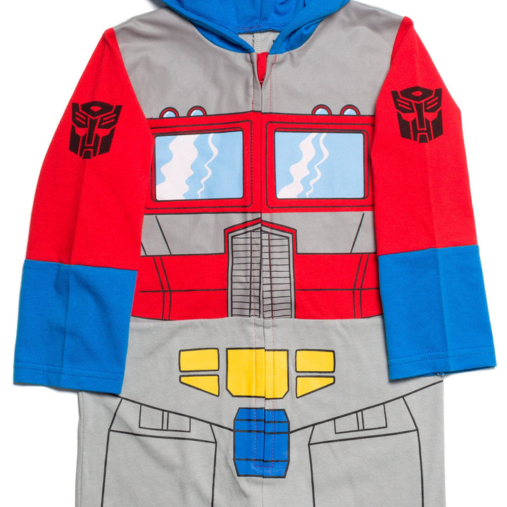 Transformers Optimus Prime Zip Up Costume Coverall - imagikids