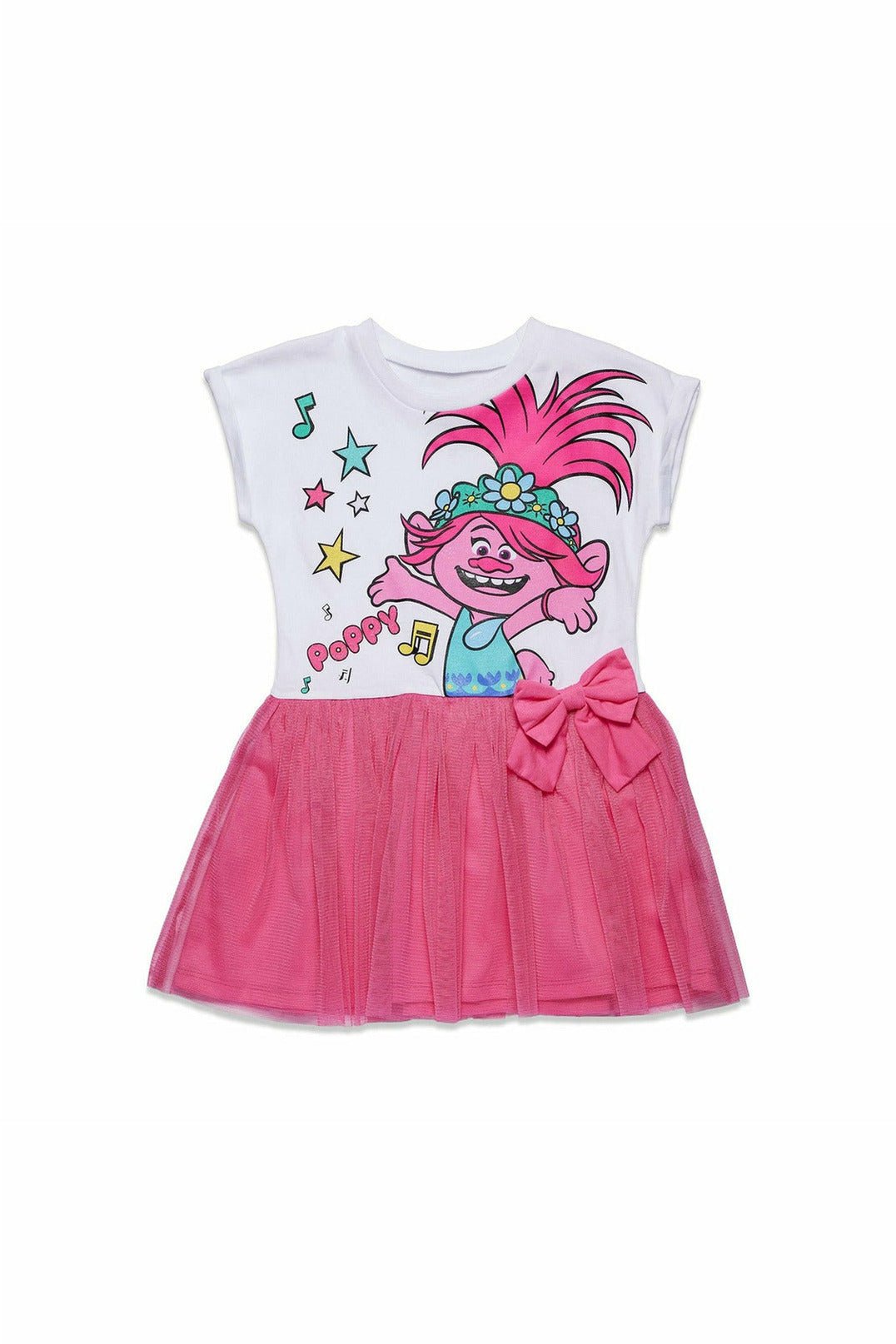 Trolls Tulle Short Sleeve Dress - imagikids