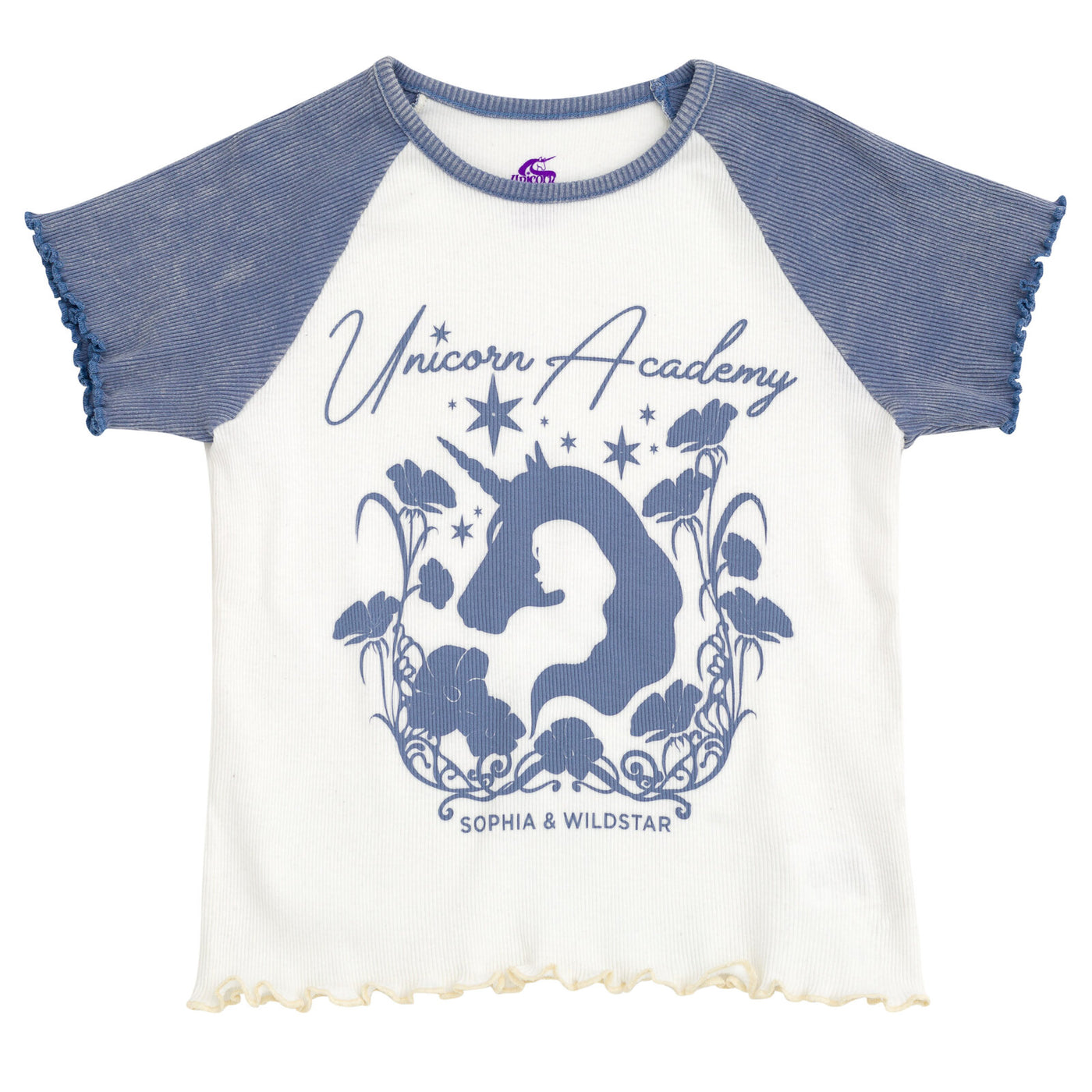 Unicorn Academy Sophia & Wildstar Raglan T-Shirt