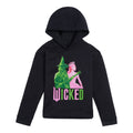 Universal Studios Wicked Fleece Drop Shoulder Pullover Hoodie