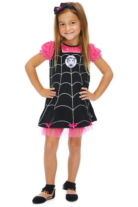 Vampirina Costume Short Sleeve Dress and Headband - imagikids