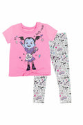 Conjunto de camiseta y leggings con gráfico de Vampirina