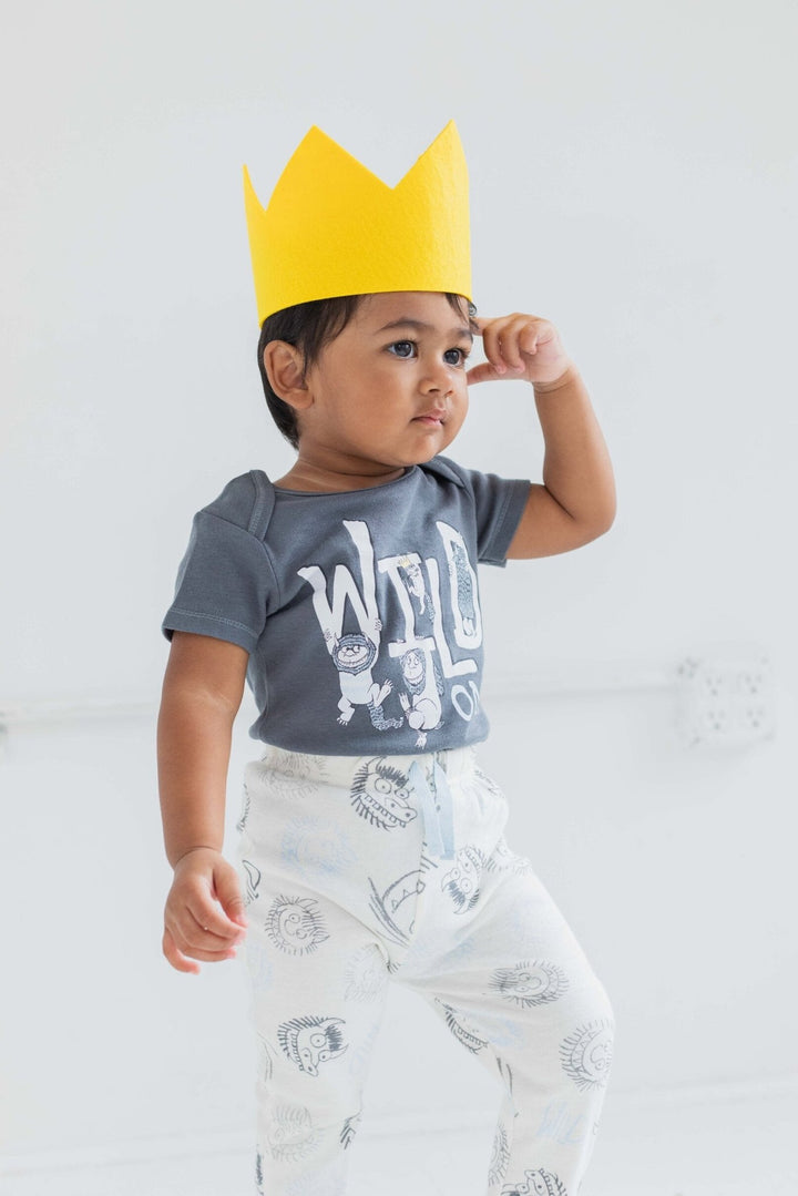 Warner Bros. 3 Piece Outfit Set: Bodysuit Pants Hat - imagikids