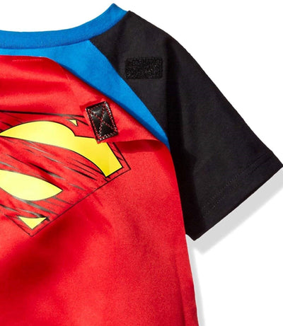 Warner Bros. Justice League Superman Cosplay T-Shirt and Cape - imagikids