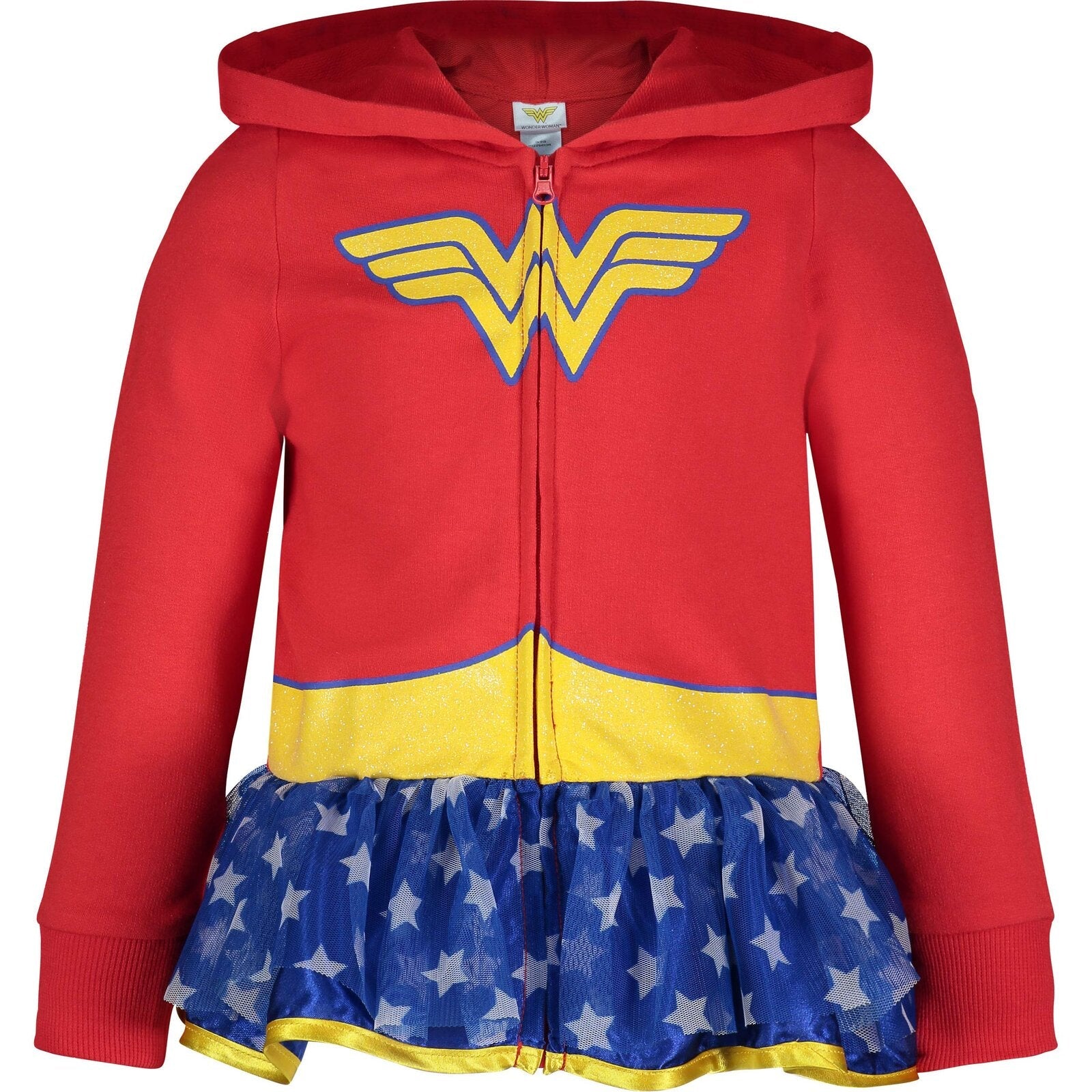 Hanna Andersson wonder Woman Zip Up outlet Jacket with Hood