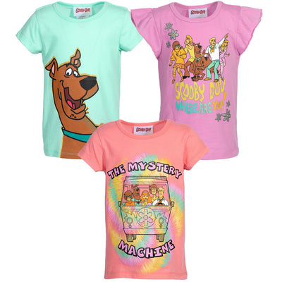 Warner Bros. Scooby Doo 3 Pack Graphic T-Shirts - imagikids