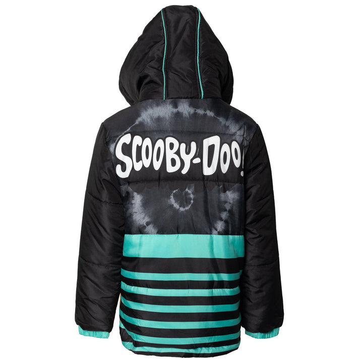 Warner Bros. Scooby Doo Zip Up Winter Coat Puffer Jacket - imagikids