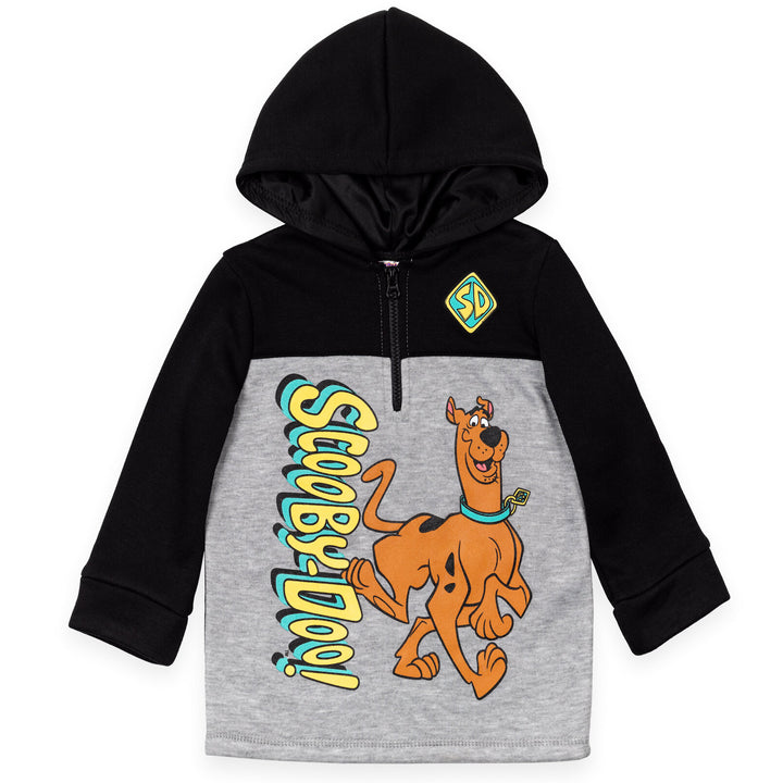 Scooby-Doo sudadera con capucha de polar con media cremallera