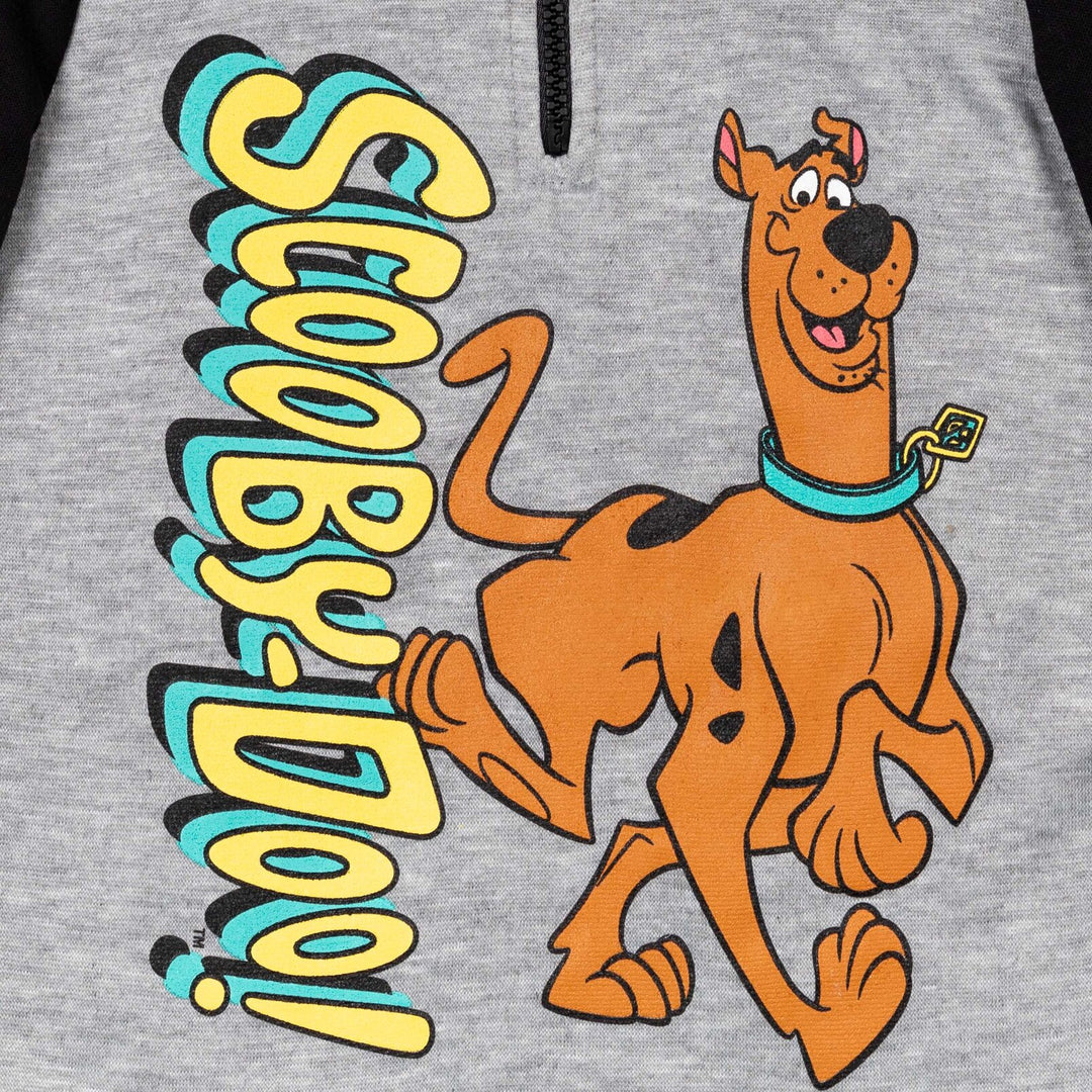 Scooby-Doo sudadera con capucha de polar con media cremallera