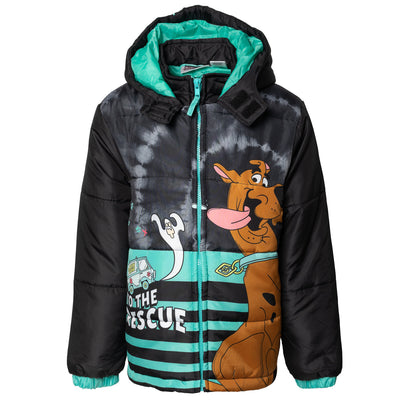 Warner Bros. Scooby Doo Zip Up Winter Coat Puffer Jacket