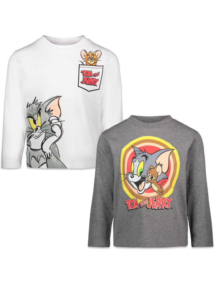 Tom & Jerry 2 Pack Long Sleeve Graphic T-Shirt