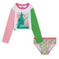 wicked Elphaba UPF 50+ Rash Guard and Bikini Bottom Swim Set