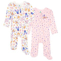 Winnie the Pooh 2 Pack Ribbed Sleep N' Play Coveralls 2-Way Zip
