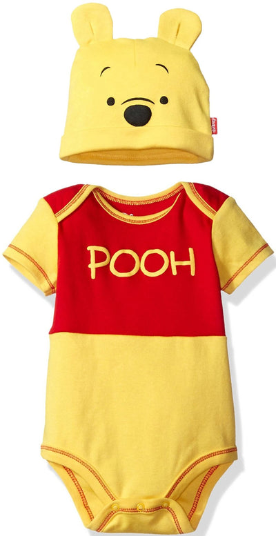 Winnie the Pooh Bodysuit and Hat Costume Set - imagikids