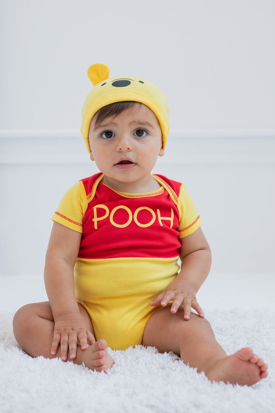 Winnie the Pooh Bodysuit and Hat Costume Set - imagikids