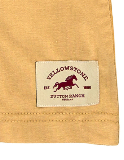 Y Yellowstone Dutton Ranch Logo Vintage Wash T-Shirt - imagikids
