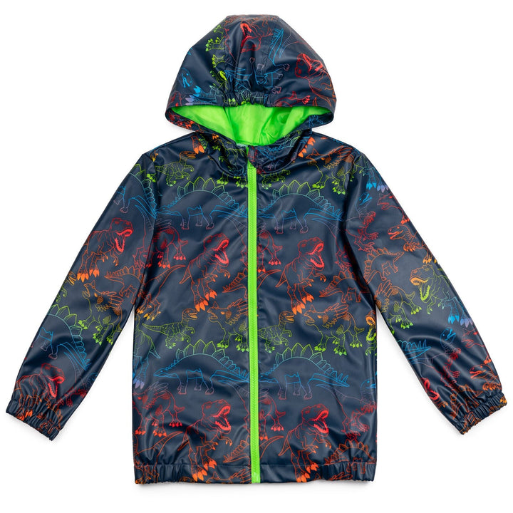 Zip Up Waterproof Hooded Rain Jacket Coat - imagikids