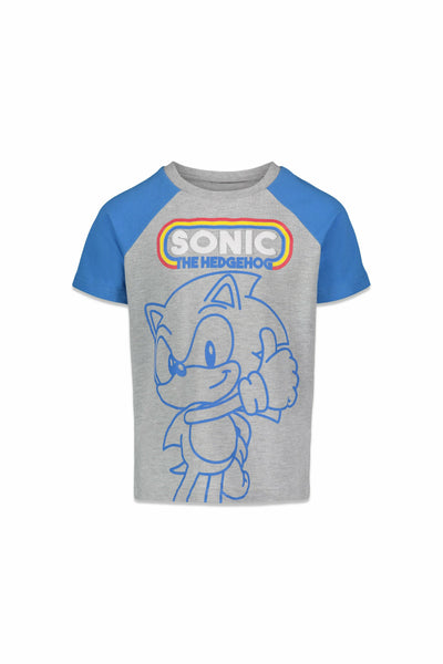 Sonic The Hedgehog 2 Pack Raglan Graphic T-Shirt