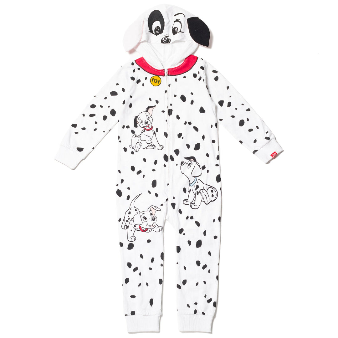 101 Dalmatians Zip Up Cosplay Coverall - imagikids