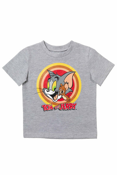 Tom and Jerry Graphic T-Shirt & Shorts Set