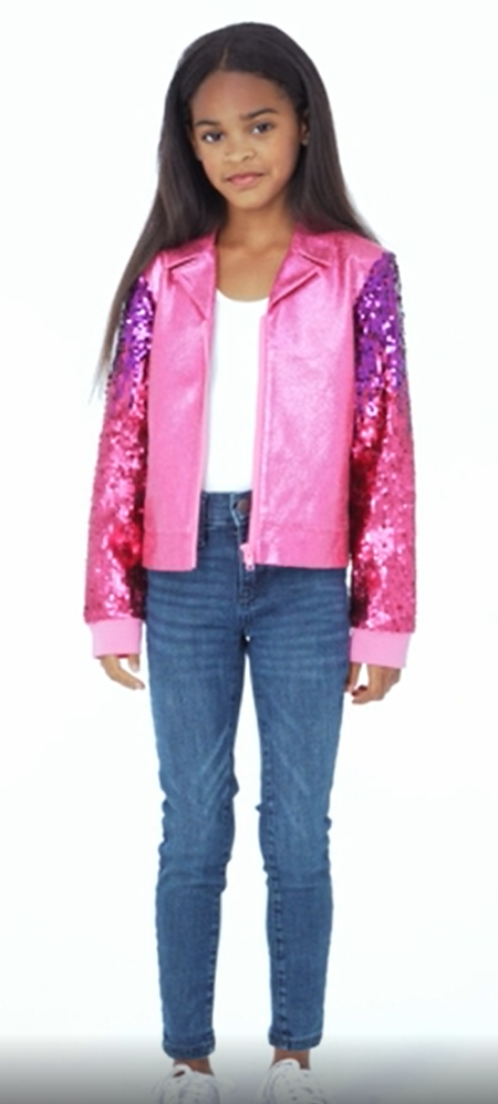 L.O.L. Surprise! Sequin Zip-Up Jacket