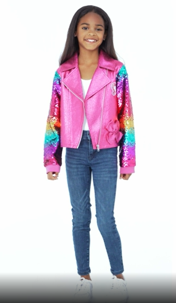 JoJo Siwa Sequin Zip Up Jacket