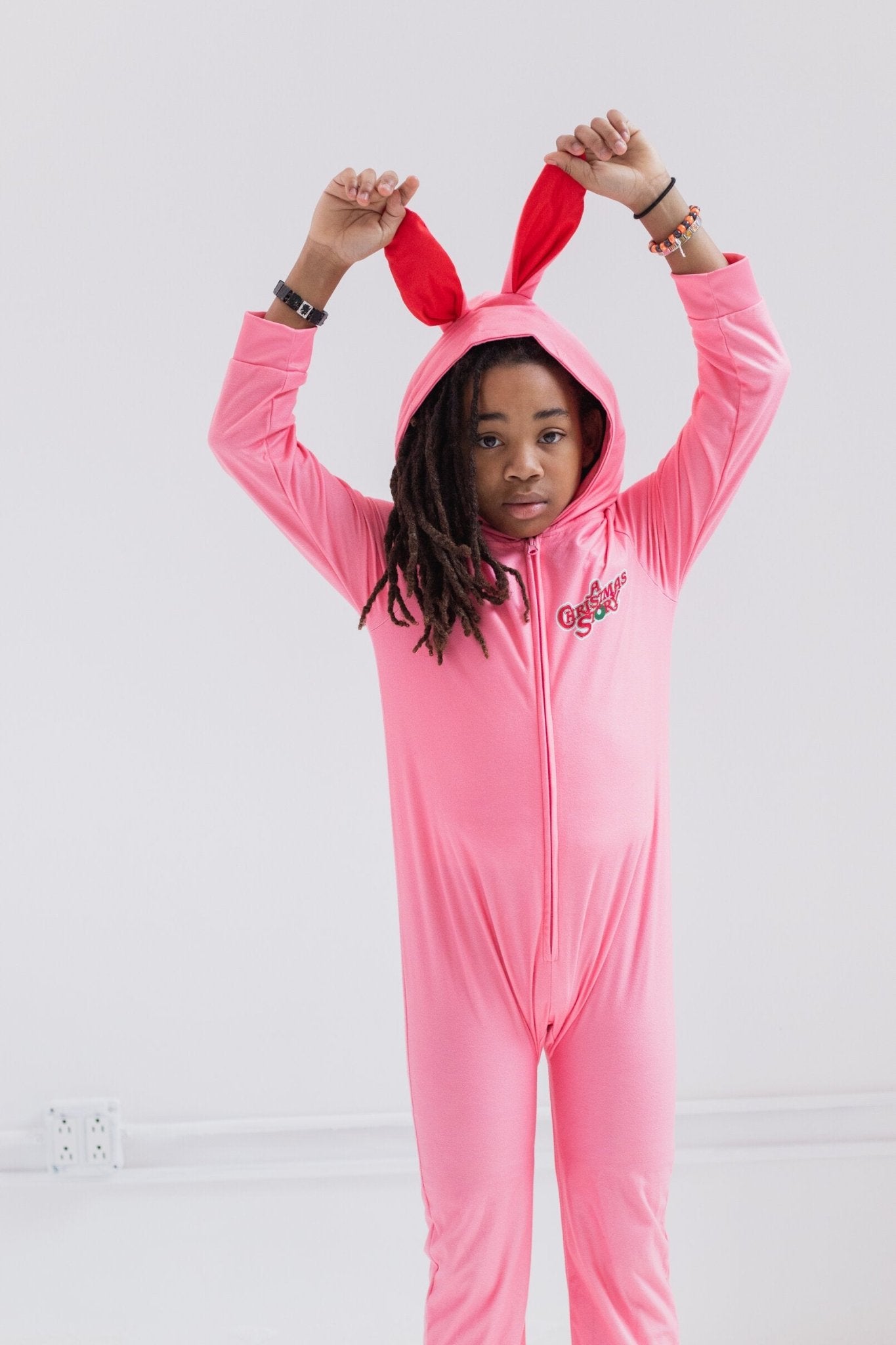 A CHRISTMAS STORY Fleece Zip Up Cosplay Pajama Coverall - imagikids