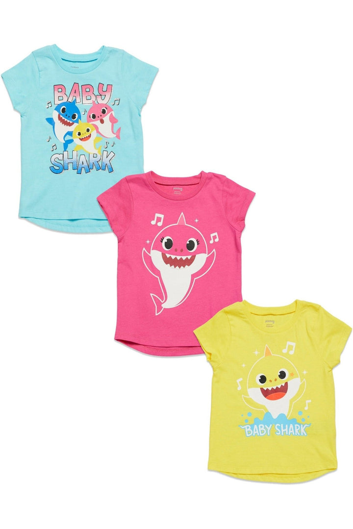 Baby Shark 3 Pack Graphic T-Shirt - imagikids