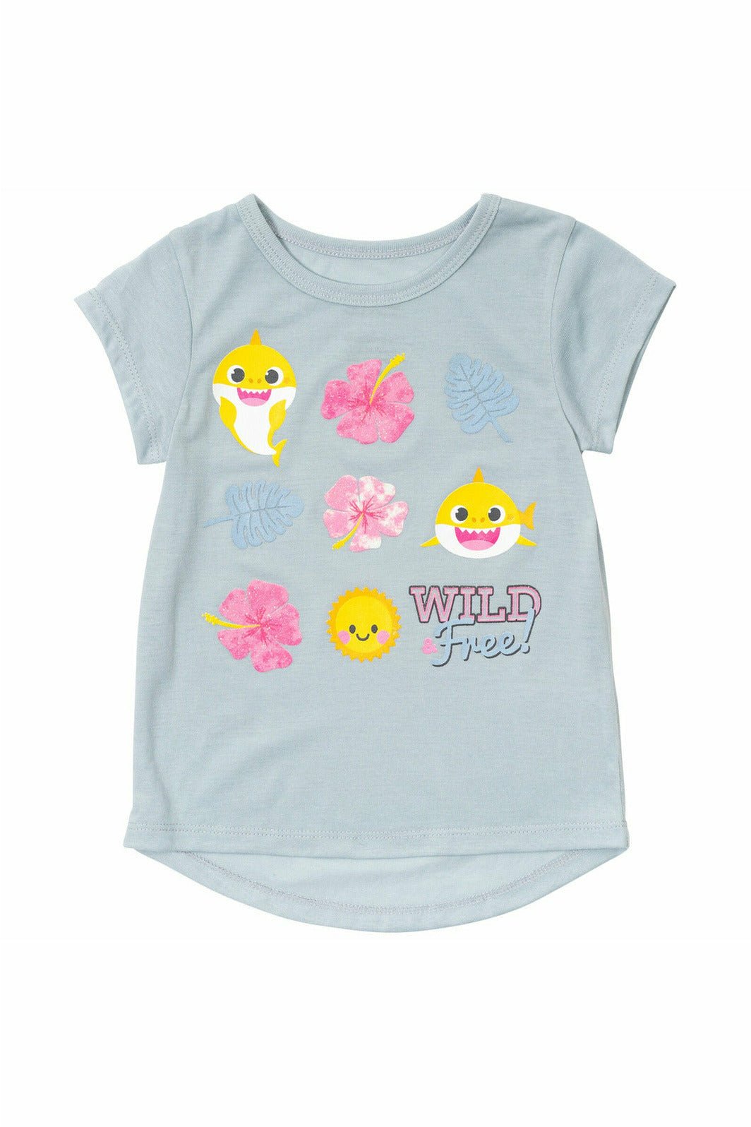 Baby Shark Graphic T-Shirt & French Terry Shorts - imagikids