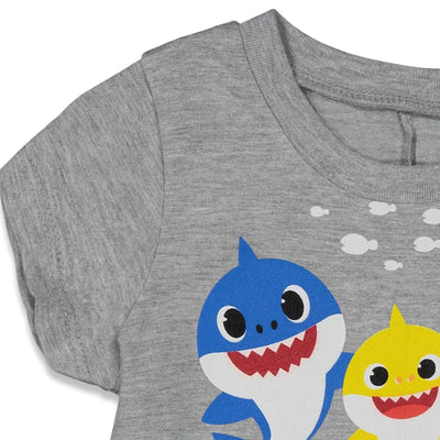 Baby Shark Graphic T-Shirt with iTalk Singing Sound Chip & Shorts - imagikids