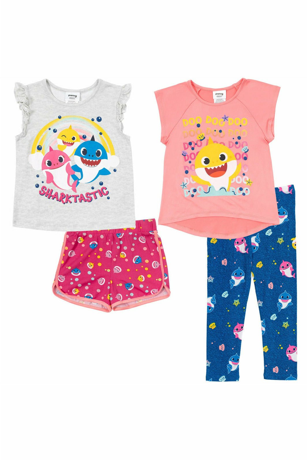 Baby Shark Mix 'n' Match 4-Piece Outfit Set - imagikids