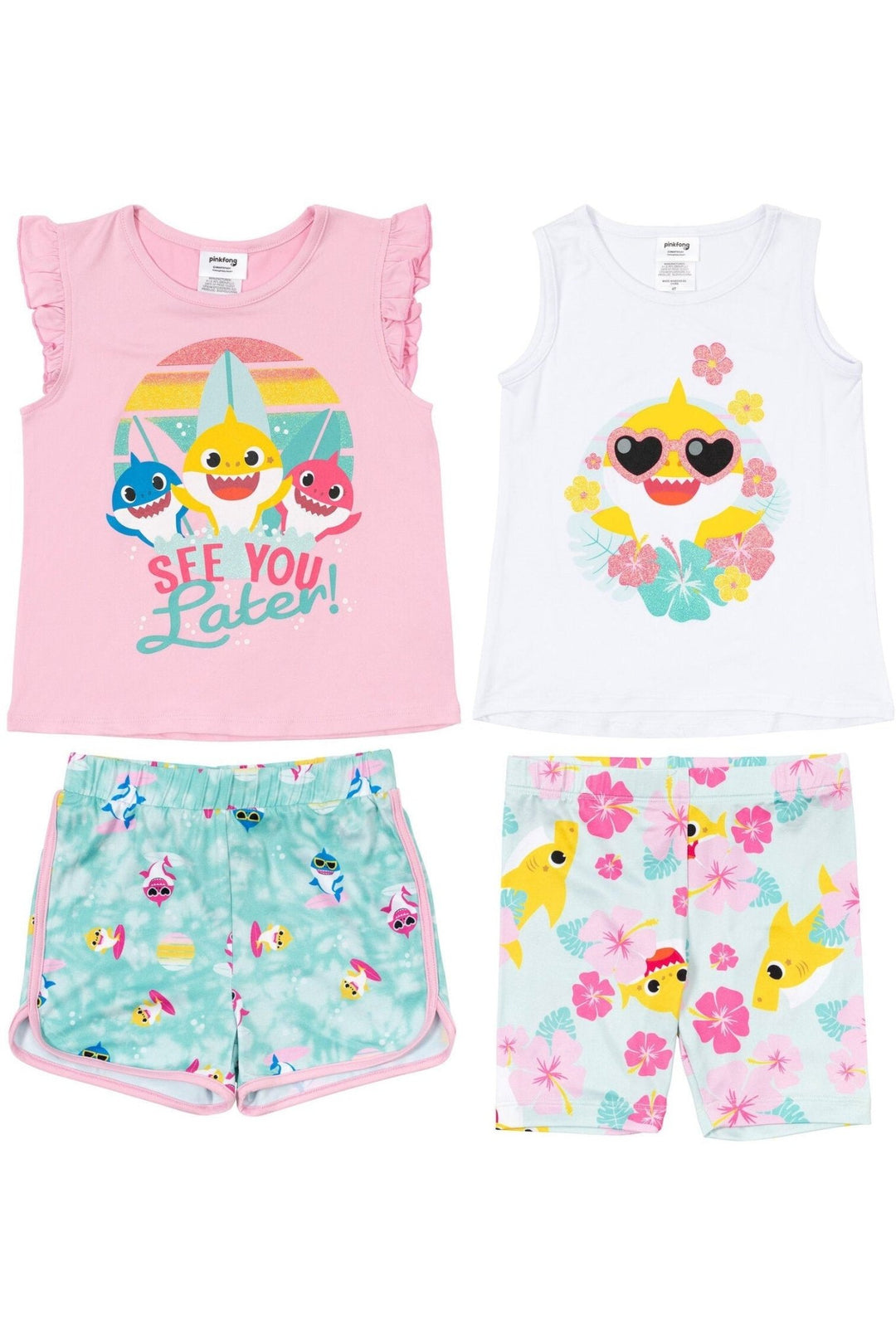 Baby Shark Mix 'n' Match 4 Piece Outfit Set - imagikids