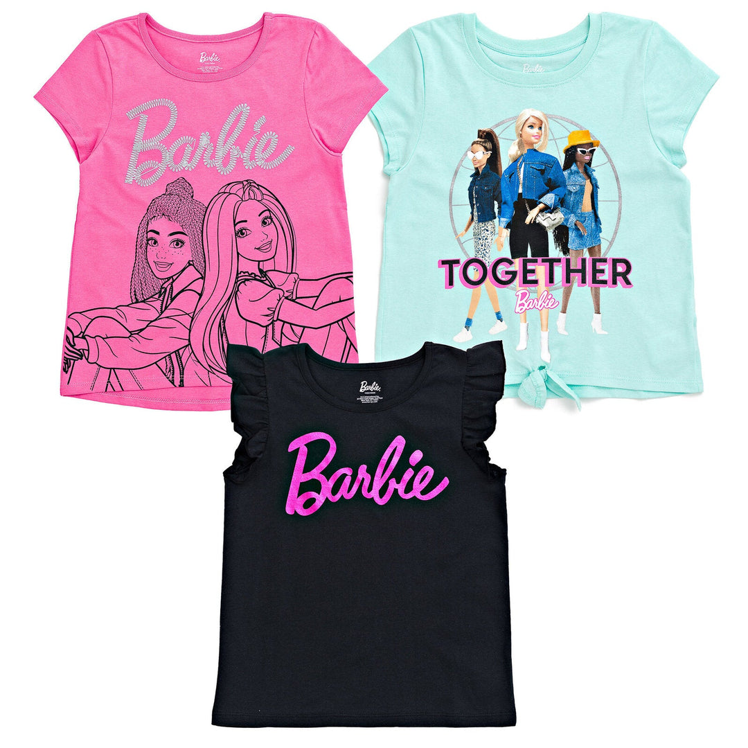 Barbie 3 Pack T-Shirts - imagikids