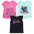 Pack de 3 camisetas de Barbie