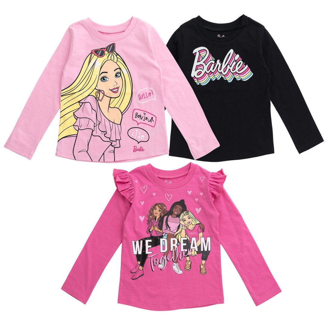 Barbie 3 Pack T-Shirts - imagikids