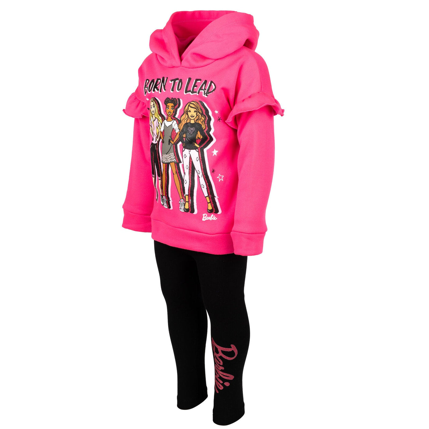 Barbie Fleece Hoodie and Leggings Outfit Set - imagikids